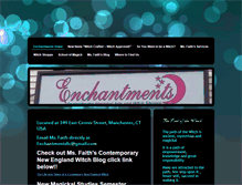 Tablet Screenshot of enchantmentsschool.com